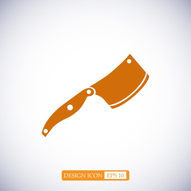 Bıçak düz simgesi