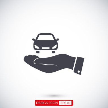 Ekibimizi elinde araba simgesinin