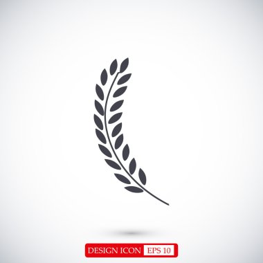 Buğday düz simgesi