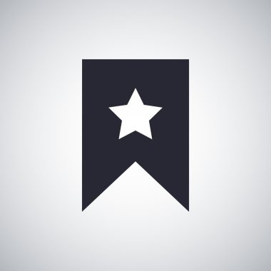 bayrak düz simgesine yıldız 
