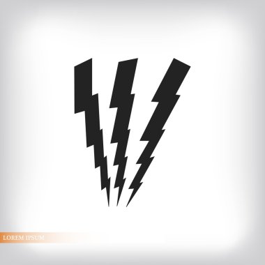 Şimşek düzlüğü simgesi