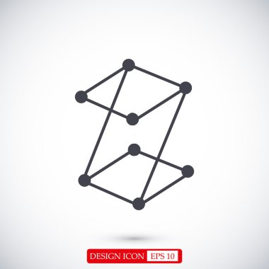  Z harfi düz simgesi