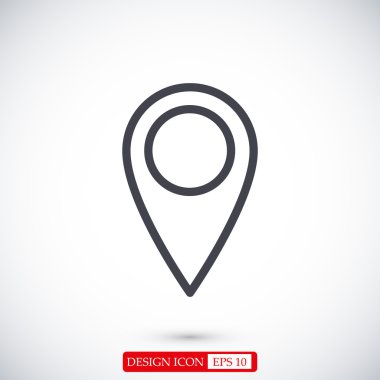 Internet düz simgesi