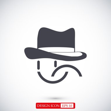 gülümseme düz simgesi