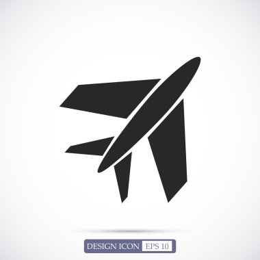 Düzlem Düz Simgesi