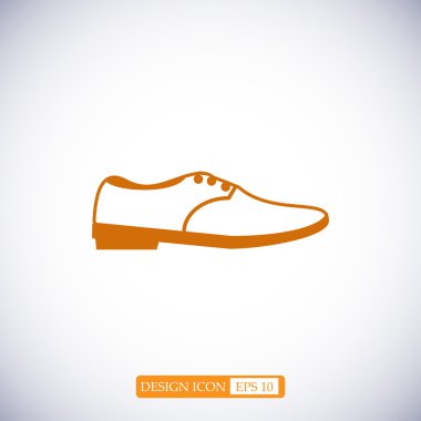  Ayakkabı düz simgesi