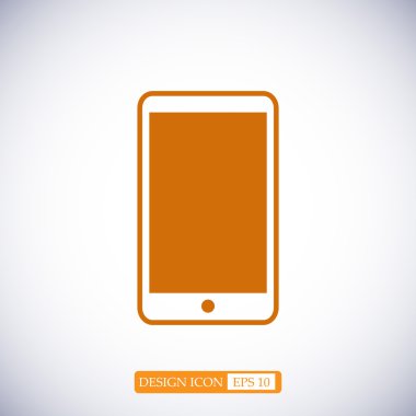 Telefon Düz Simgesi