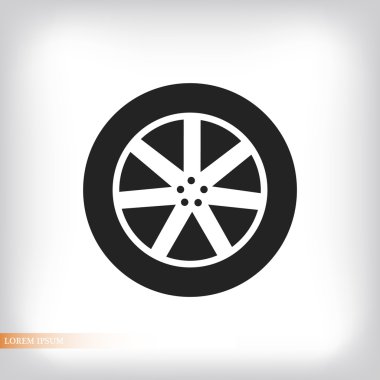 Direksiyonu düz simgesi