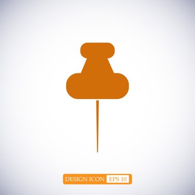 Düz raptiye simgesini