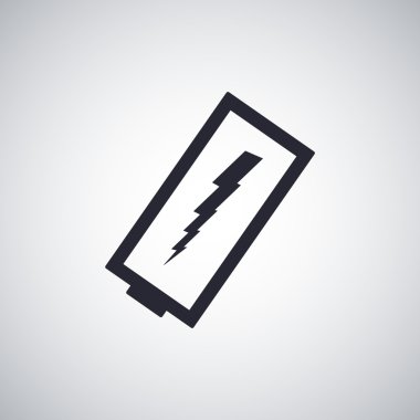 Düz pil simgesi taburcu