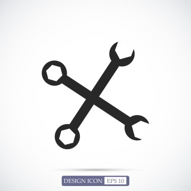 onarım düz simgesi