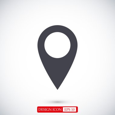 Internet düz simgesi