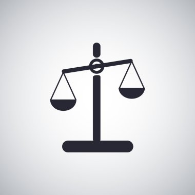 düz ölçek simgesi