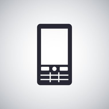 Telefon Düz Simgesi