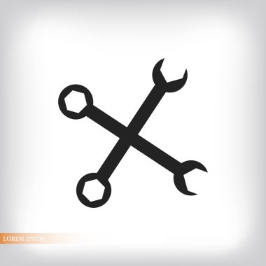 onarım düz simgesi