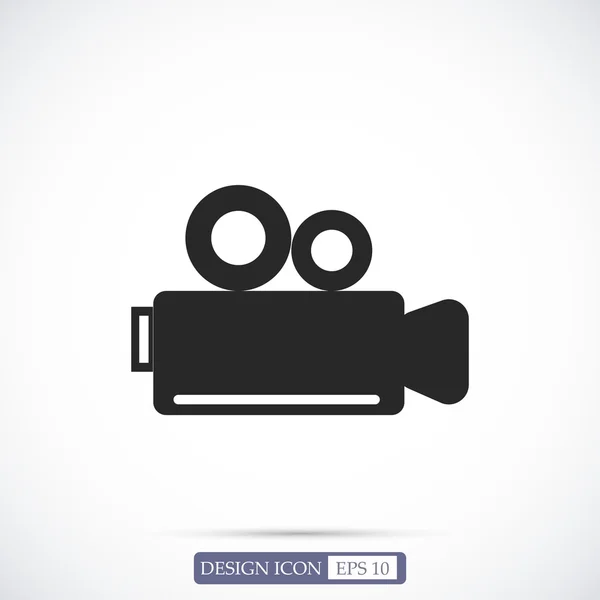 Иконка видеокамеры — стоковый вектор