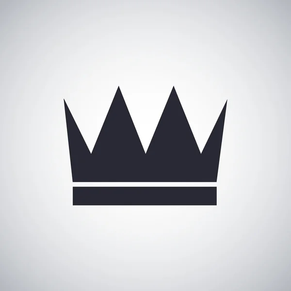 Crown Düz Simgesi — Stok Vektör