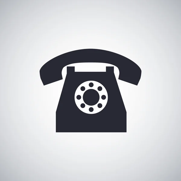 Telefone Flat Icon — Vetor de Stock