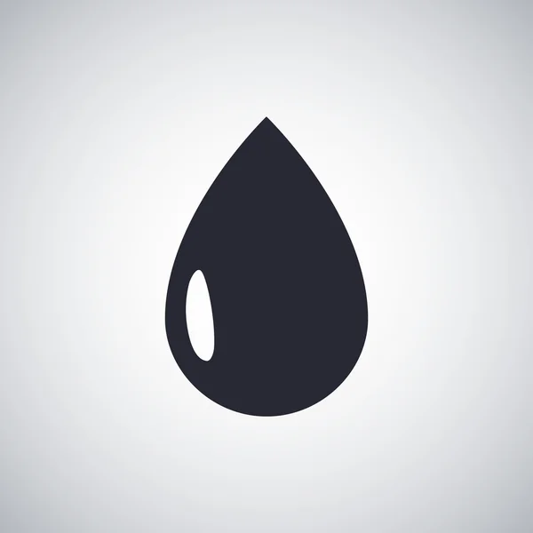 Icône Drop flat — Image vectorielle