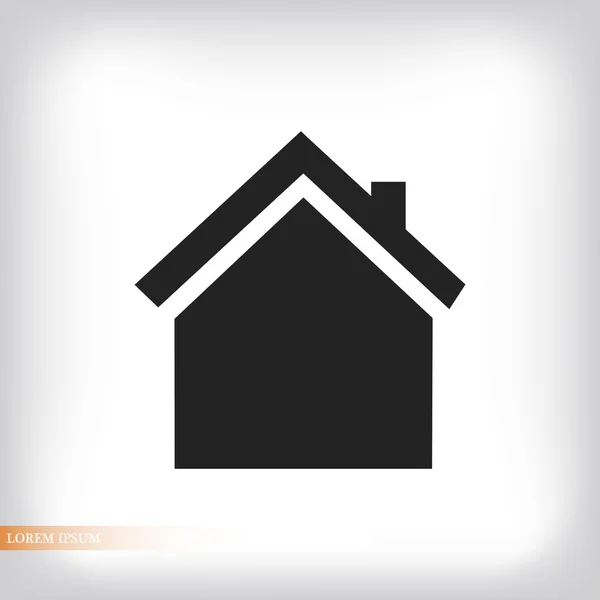 Home flat icon — Stock Vector