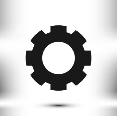 dişli vektör simgesi