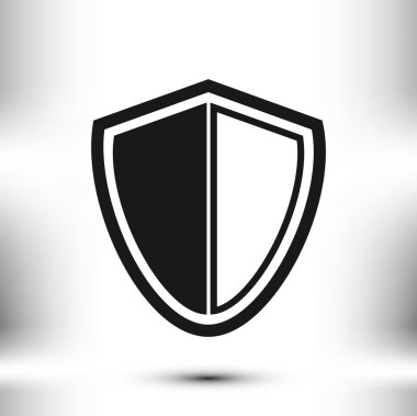 Kalkan Vektör Simgesi