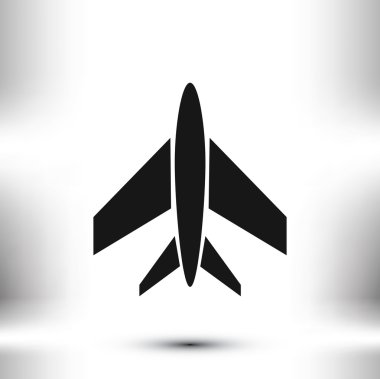 uçak vektör simgesi