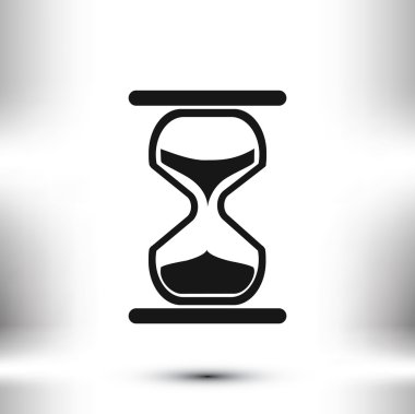 Kum Saati vektör simgesi