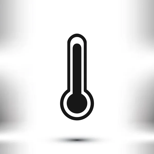 Thermometer vector icon — Stock Vector