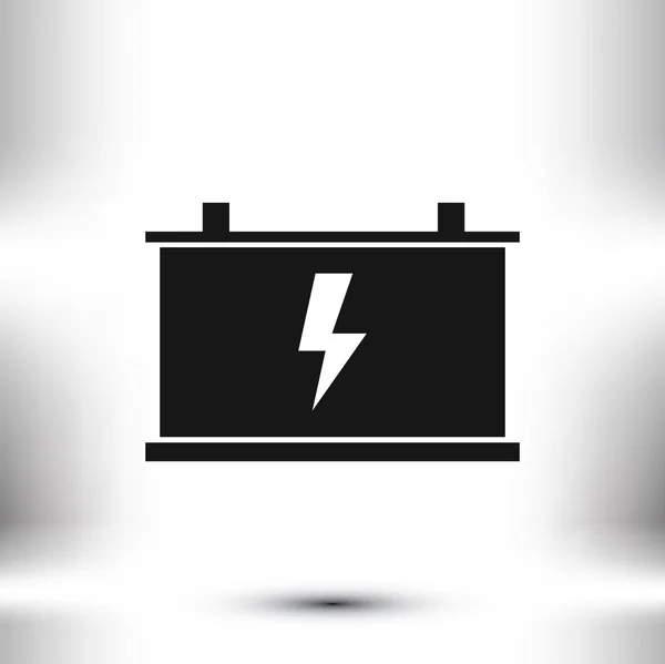 Ikona wektora akumulatora samochodowego — Wektor stockowy