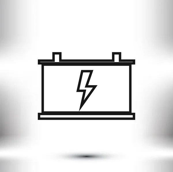 Autobatterij vector pictogram — Stockvector