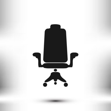 Sandalye vektör simgesi