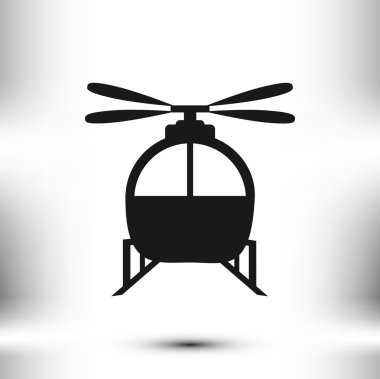 Helikopter vektör simgesi