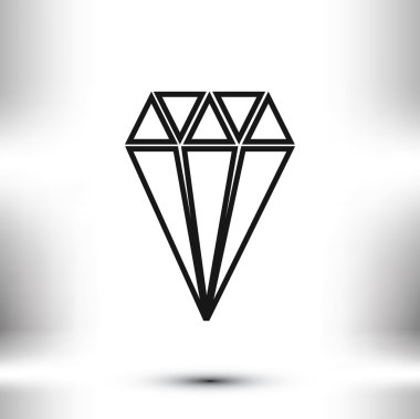 Elmas vektör simgesi