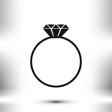 Yüzük vektör simgesi