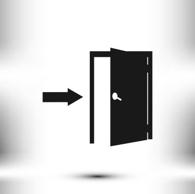 Kapı vektör simgesi