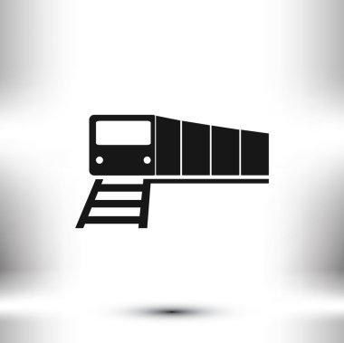 Tren vektör simgesi