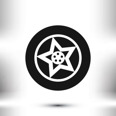 tekerlek vektör simgesi