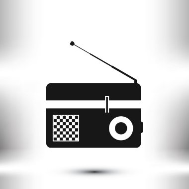 Retro radyo simgesi