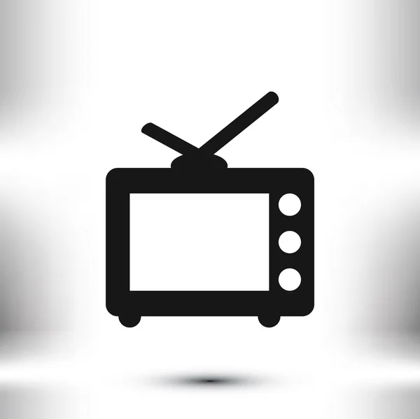 Ícone de TV retro —  Vetores de Stock