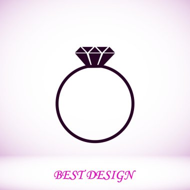 Elmas yüzük simgesi
