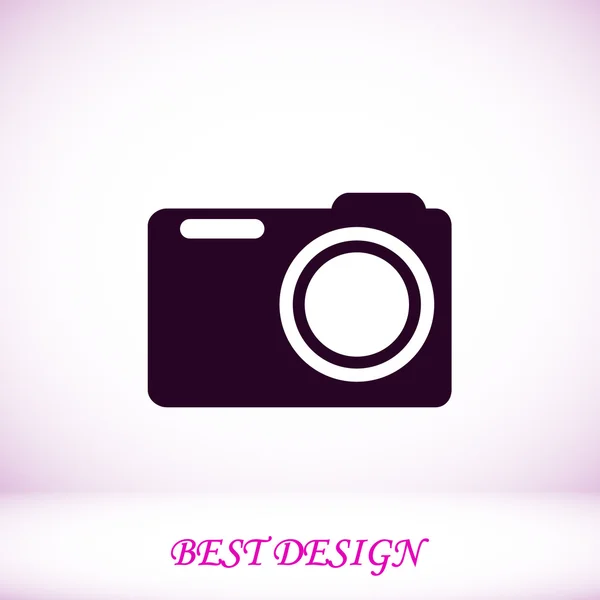 Icono de cámara fotográfica — Vector de stock