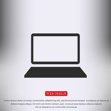 Bilgisayar Düz Simgesi 