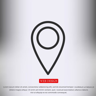 Internet düz simgesi 