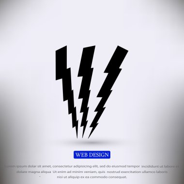 Şimşek düzlüğü simgesi 