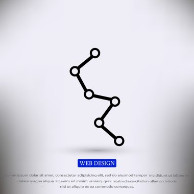 iş diyagram simgesi 