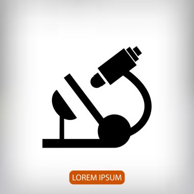 Laboratuvar mikroskobu simgesi