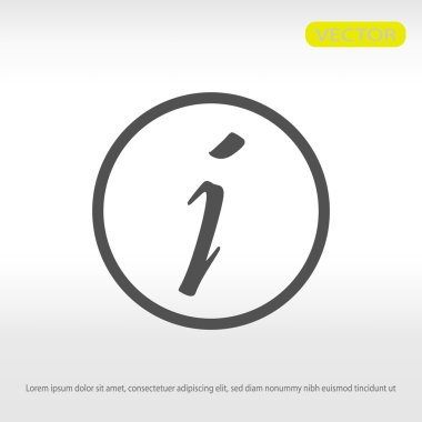 bilgi işareti simgesi