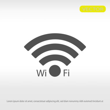 Wi-fi işareti simgesi