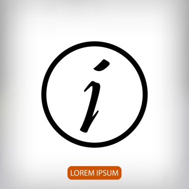 bilgi işareti simgesi